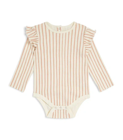Pehr Kids' Organic Cotton Striped Bodysuit (0-18 Months) In Multi