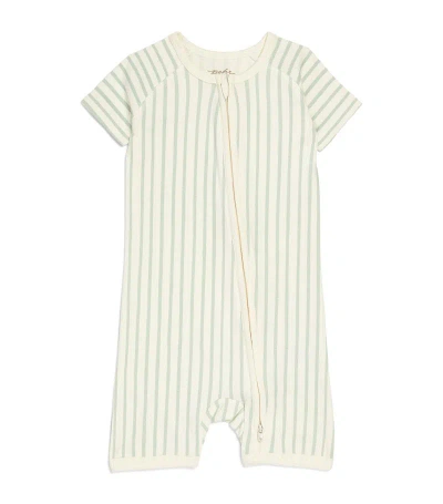 Pehr Organic Cotton Striped Playsuit (0-18 Months) In Multi