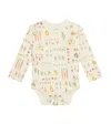 Pehr Organic Cotton Veggie Patch Bodysuit In Multi