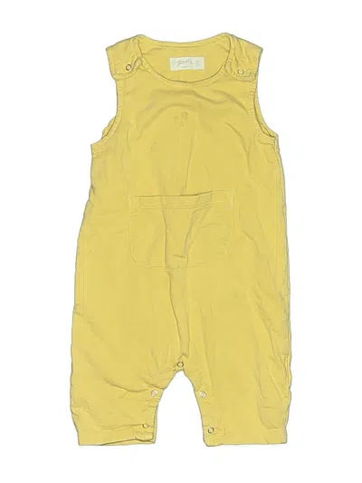 Pre-owned Pehr Babies' Overalls In Yellow