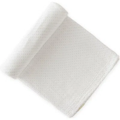 Pehr Pin Dot Organic Cotton Swaddle In White
