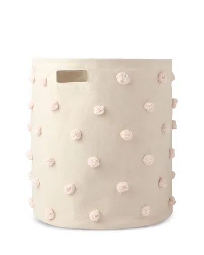 Pehr Pom Pom Hamper With Ring In White