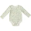 Pehr Kids'  Print Long Sleeve Organic Cotton Bodysuit In I Spy