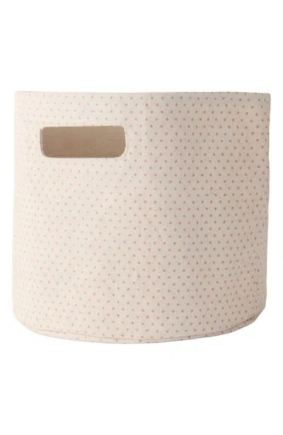 Pehr Printed Cotton Canvas Basket In Brown