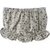 Pehr Ruffle Organic Cotton Bloomers In Gray