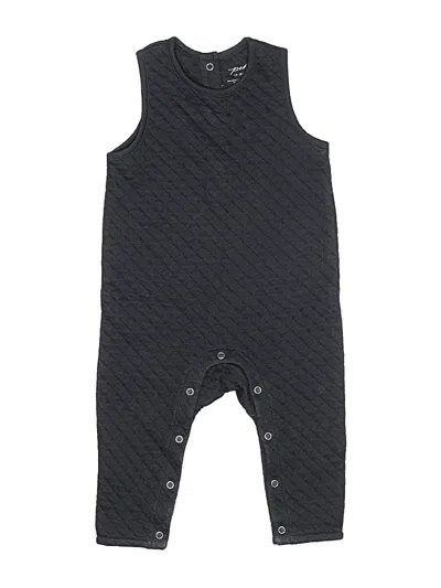 Pre-owned Pehr Kids' Short Sleeve Onesie In Black