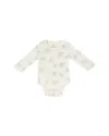 Pehr Unisex Follow Me Long Sleeve Bodysuit - Baby In Elephant