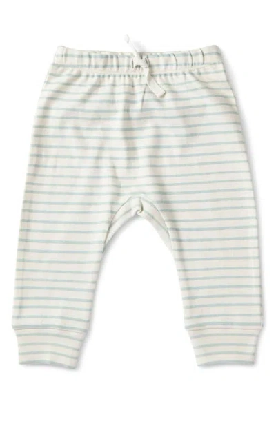 Pehr Babies'  Stripes Away Harem Pants In Green