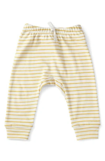 Pehr Babies'  Stripes Away Harem Pants In Yellow