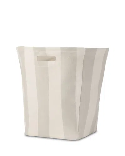 Pehr Tapered Cotton Canvas Hamper In Gray