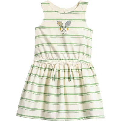 Pehr Babies'  Tennis Organic Cotton Sundress In Green