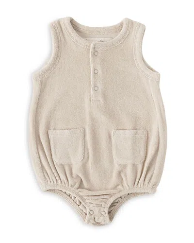 Pehr Unisex Classic Terry Pocket One Piece - Baby In Neutral