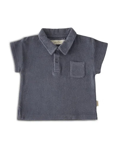 Pehr Kids' Unisex Classic Terry Polo - Toddler In Blue
