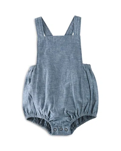 Pehr Unisex Criss Cross One Piece Romper - Baby In Blue