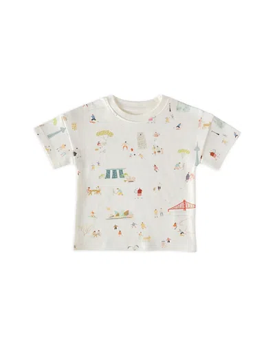 Pehr Unisex Dropped Shoulder Tee - Little Kid In White