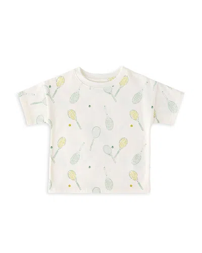Pehr Unisex Dropped Shoulder Tee - Baby, Little Kid In White