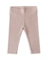 Pehr Unisex Essentials Cotton Regular Fit Leggings - Baby, Little Kid In Pale Pink