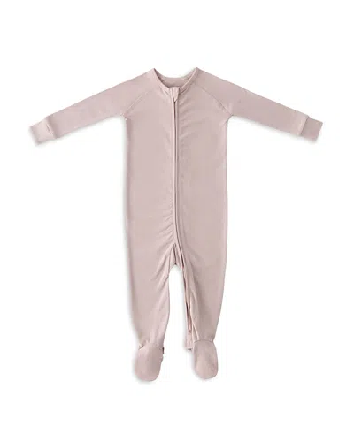 Pehr Unisex Essentials Sleeper Footie - Baby In Pink