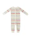 Pehr Unisex Fair Isle Ribbed Footless Sleeper - Baby In Multi
