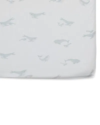 Pehr Unisex Follow Me Crib Sheet In White
