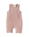 Pehr Unisex French Terry Overalls - Baby In Soft Peony