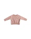 Pehr Unisex French Terry Sweatshirt - Little Kid In Soft Peony