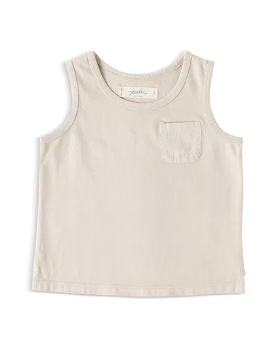 Pehr Unisex Garment Dyed Tank Top - Baby In White