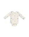 Pehr Unisex Patchwork Cotton Printed Long Sleeve Bodysuit - Baby In Patchwork