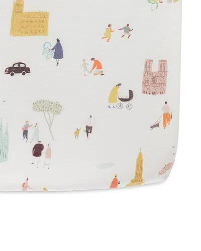 Pehr Unisex Printed Crib Sheet In Multi