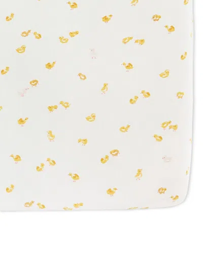Pehr Unisex Printed Crib Sheet In White
