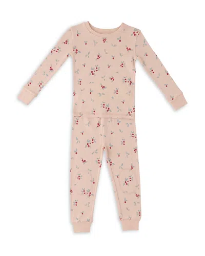 Pehr Unisex Ribbed Cotton Printed Pajama Set - Baby, Little Kid In Neutral