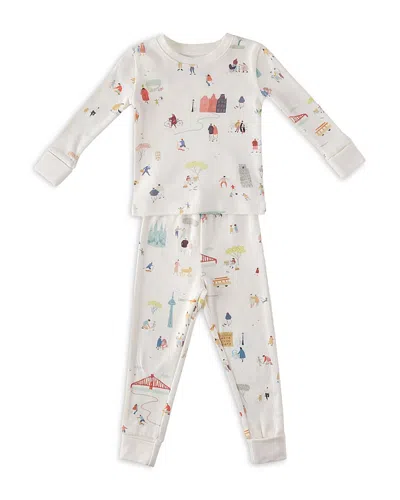 Pehr Unisex Ribbed Pajamas - Baby, Little Kid In Neutral