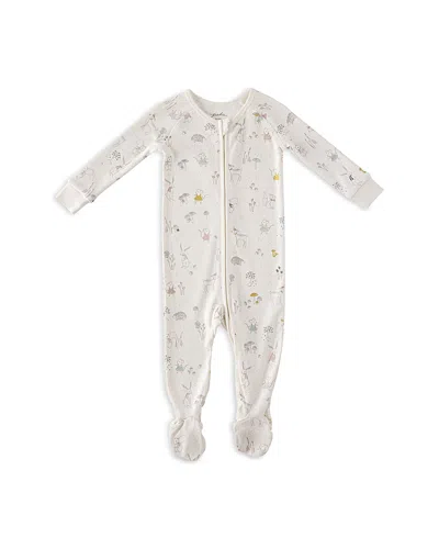 Pehr Unisex Ribbed Sleeper Footie - Baby In White