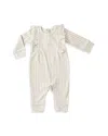 Pehr Unisex Ruffled Romper - Baby In Peony