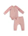 Pehr Unisex Sailor Stripes One Piece & Pants Set - Baby In Pink