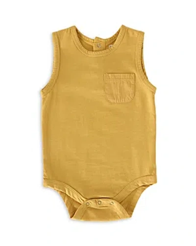 Pehr Unisex Sleeveless Bodysuit - Baby In Marigold