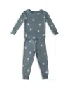Pehr Unisex Starry Midnight Ribbed Pajama Set - Baby, Toddler In Multi