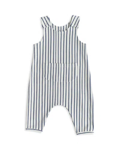 Pehr Unisex Striped Overall - Little Kid In Blue