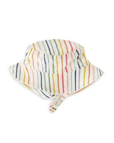 Pehr Kids' Unisex Stripes Away Rainbow Bucket Hat - Baby, Toddler In Multi