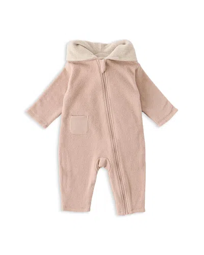 Pehr Unisex Teddy Fleece Coverall Suit - Baby In Pink