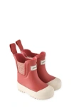 Pehr Kids'  Voyageur Waterproof Rain Boot In Red