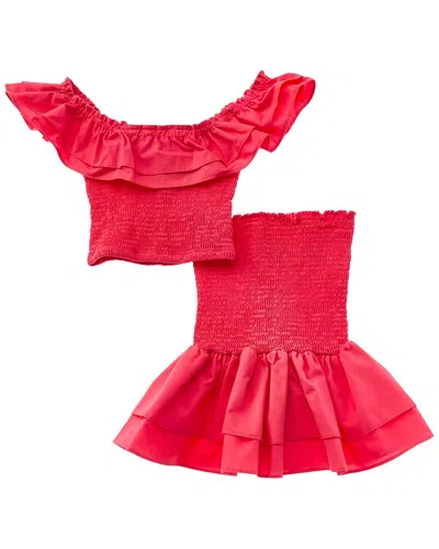 Peixoto 2pc Chi Chi Skirt Set In Pink