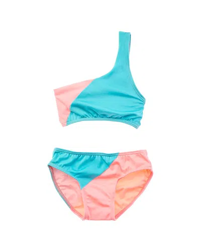 Peixoto Kids' 2pc Theo Bikini Set In Pink
