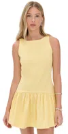 Peixoto Addison Drop-waist Mini Dress In Honeycomb