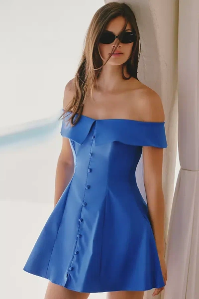 Peixoto Adeline Mini Dress In Blue