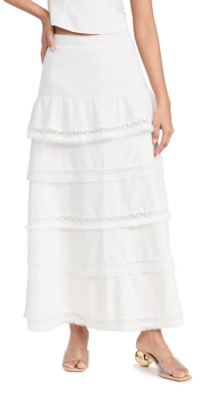 Peixoto Adina Skirt White