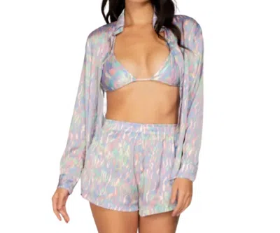 Peixoto Alexa Swimwear Shorts In Crystal Clear In Multi