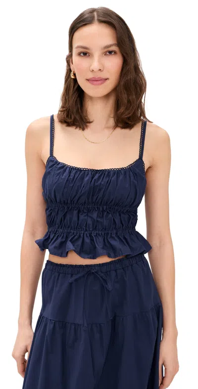 Peixoto Amelia Top Navy In Blue