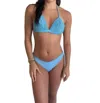 Peixoto Amerie Macrame Bikini Top In Blue