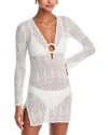 Peixoto Angie Cover-up Tunic In Ivory Weave